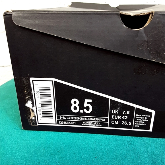 Under Armour Sneakers Speedform Slingwrap Fade Running Shoe NIB Men's Size 8.5 - Picture 5 of 15